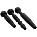 Master Series Dark Rods Penis Plugg Sett     - Svart