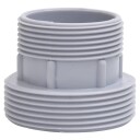 vidaXL Bassengslangeadapter 2 stk plast