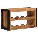 vidaXL Vinhylle Brun 100 x 45 x 33 cm Solid Grov Mango Tre
