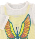 Stella McCartney Kids Kjole   Heklet   Hvit/Gul m. Sommerfugl   Stella McCartney Kids   12 år 152   Kjole