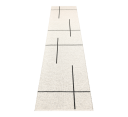 Pappelina Fred matte sort 70x360 cm