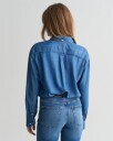 Relaxed Fit Indigo Skjorte LIGHT INDIGO 40