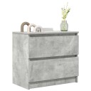  TV benk betonggrå 60x35x54 cm konstruert tre
