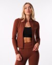 Bumpro Lively Zip Up Jacket Brown Chocolate XL