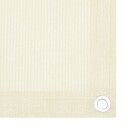 vidaXL Balkongskjerm kremhvit 75x600 cm HDPE