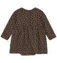 Minymo Dress Ls Aop Brown 62
