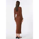Max Mara Studio Dame Kjoler Brun L,