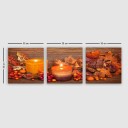 Dekorativ Canvasbilde 3 Deler 30x30 cm Flerfarget