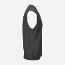 Sleeveless Cardigan Vest Dark Grey