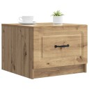  Kaffebord med skuff Artisan eik 49 x 50 x 37 cm Konstruert tre
