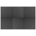 Gulvmatter 6 stk 2,16 ãŽ¡ EVA-skum svart -
