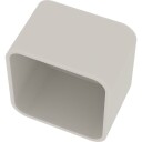 Ideavit SolidTondo hylle 30x30x20 cm matt hvit