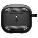 Spigen Rugged Armor matte black   AirPods 4