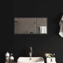 vidaXL Baderomsspeil med LED 60x30 cm
