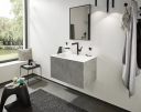 Hansgrohe Finoris Servantbatteri 230 Uttrekkdusj, 2jet, m/bunnventil, Hvit