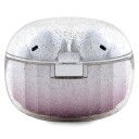 Guess Bluetooth Headphones Gutwshdgkeep Tws + Docking Station Pink/Pink Glitter Gradient
