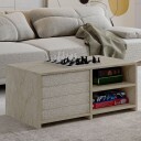 Kavon Sofabordsett 90x44,1x45 cm - Travertin
