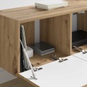  TV Veggskap Kunstnerisk Eik 60 x 31 x 29.5 cm Konstruert tre