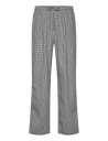 Weekday Loose Checked Trousers - Black - 46