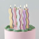 Pastel Bølge Kakelys Pk/6 