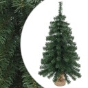 vidaXL Mini juletre 60 cm PVC Grønn