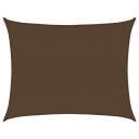 vidaXL Solseil 160 g/m² brun 6x7 m HDPE