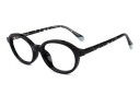 Briller Sandcase fra eo KidSvart Acetate Rund Small