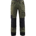 Blåkläder Bukse hage Militærgrønn/Svart D124