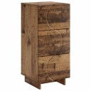 vidaXL Skjenk Gammelt tre 33,5 x 34,5 x 75 cm Konstruert tre