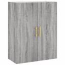  Veggskap grå sonoma 69,5x34x90 cm 8720845943950