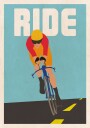 Ride Art Print Plakat Plakat / 70x100cm