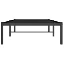 vidaXL Sengeramme i metall svart 80x200 cm