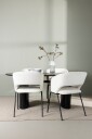 Venture Home   Spisegruppe Isolde med 4 stk stoler Day   Svart
