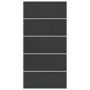  Rektangulært bassengtrekk Svart 550 x 280 cm Polyethylen