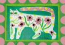 Whimsical Flower Cat Plakat / 100x150