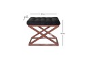 Gillie Sittepuff 40 cm   Kobber/Svart