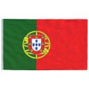 vidaXL Portugisisk flagg og stang 6,23 m aluminium