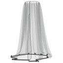  Myggnett for paraply 220 netting svart Φ300x230 cm