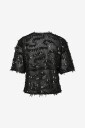 pieces - Topp Pcerun Ss Tee Jrs Bc - Svart