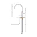 Quooker Fusion Round Kjøkkenkran Messing