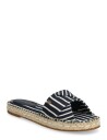 Tommy Hilfiger Espadrille Mule Sandal Stripes Navy 40