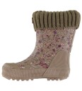 Wheat Termostøvler   Vadefugl   Portabellablomster   Wheat   22   Gummistøvler Armygrønn Beige Brun