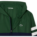 Lacoste Tennis Hooded Jakke Herre Grønn/Navy Xl