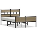  Sengeramme uten madrass sonoma eik 120x190 cm konstruert tre 8721158378767