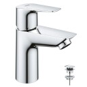 Grohe Start Edge 1-greps servantbatteri Med bunnventil, S-Size, Krom