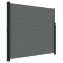  Uttrekkbar sidemarkise antrasitt 180x500 cm 4004458