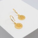 Julie Sandlau Signature Øredobber 22 kt. Gullbelagt sølv HKS208GD - Dame - 925 sterling silver