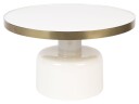 Zuiver Glam Sofabord, Ø60, Hvit   Unoliving