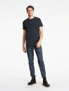 Lindbergh Mens Stretch Crew Neck Tee S/S - Blue - XXL