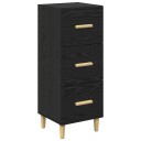  Serviesskap Svart eik 34,5 x 34 x 90 cm Konstruert tre